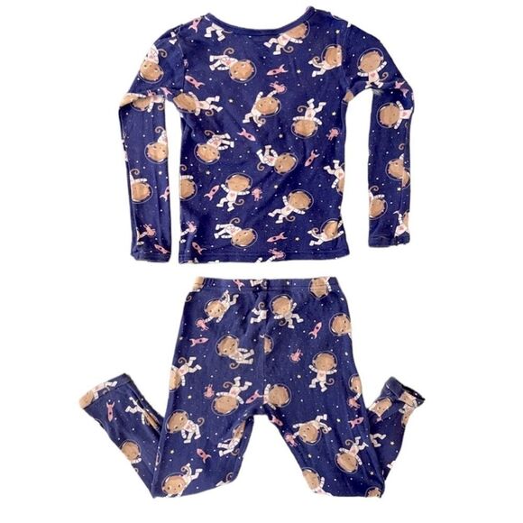 Carters Monkey Astronaut Pajamas - Picture 8 of 8